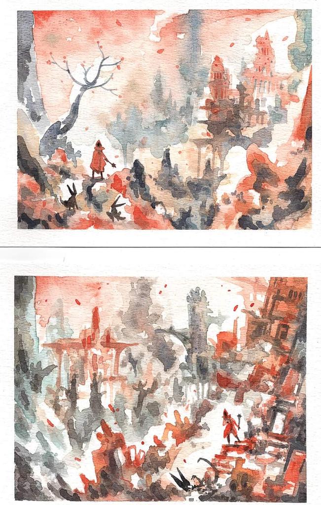 Gaxix's tweet photo. My watercolor side 💧
#artistsontwitter https://t.co/1U2MtXIaQu