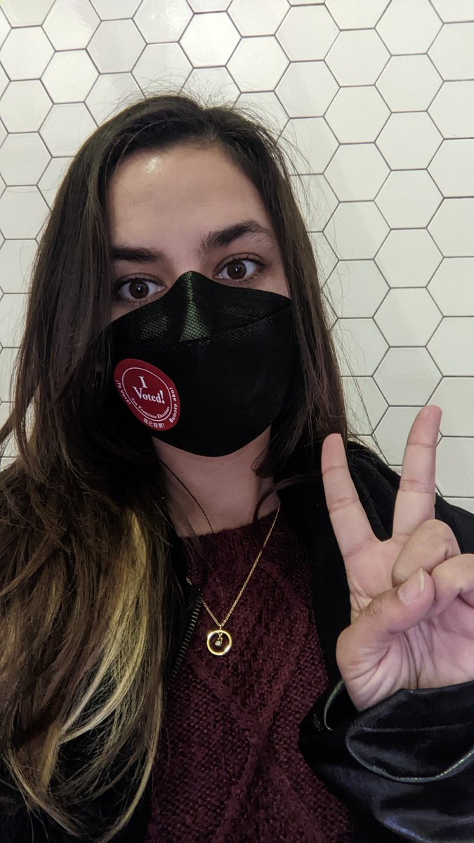 V for VOTE! It won't fix everything but it's one thing we can do today to protect ourselves &amp; our most vulnerable neighbors✌🏽