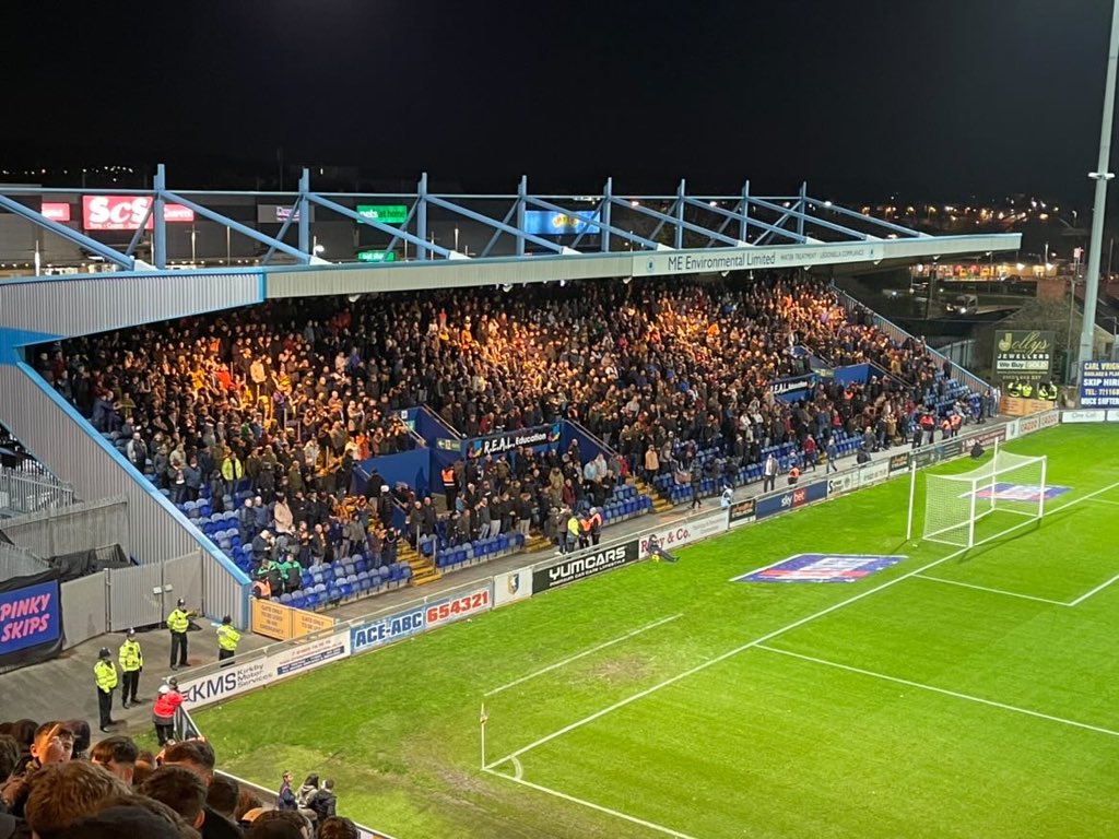 theawayfans's tweet photo. Bradford City away at Mansfield tonight. #BCAFC 👏 https://t.co/EuUJIF4ZZ0