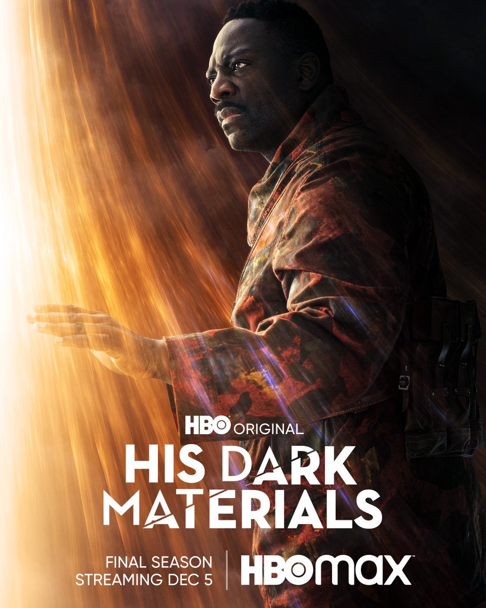 adewale's tweet photo. It’s on. COMMANDER OGUNWE gets down with the war in the 3rd and final season of #hisdarkmaterials Dec 5th on @HBOMax #HDMNYCC #HBO50 @BBC #ruthwilson @jamesmccavoyrealdeal @dafnekeen @amirwilson_ @lin_manuel #hbo #bbcone #finalseason #streaming #televisin #AAA https://t.co/NduCFROpG4