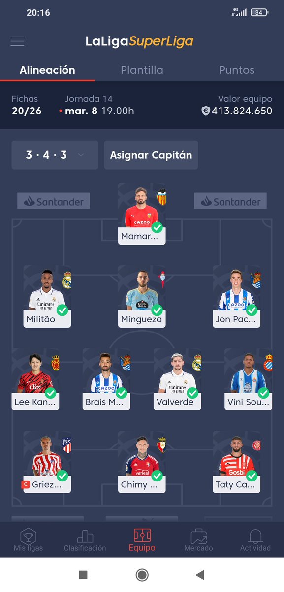 Esta jornada en <a href="/FantasyLaLiga/">Fantasy LALIGA</a> voy con esto: mítica Liga Fantástica, liga pública en el Top100, #TheBestFantasy The Máster Gr.1 y liga con amigos...
#LaLigaEsFantasy