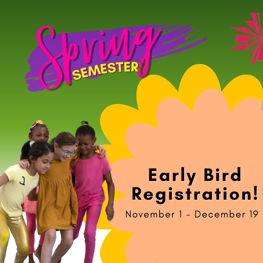Dance into spring with us 🌸 Dancewave's Youth Spring Semester is open for early bird registrations!!

Register now through December 19 for a special discount - dancewave.org/youth-programs!

#DanceMakesWaves #DanceClasses #NYCDance #YouthDance