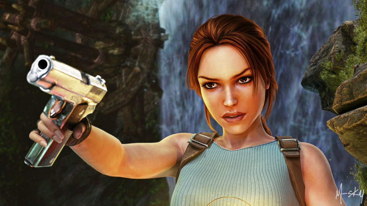 KonradMajewsk11's tweet photo. Detailed closeup 😇
#LaraCroft #TombRaider https://t.co/y0LsHs6zVi