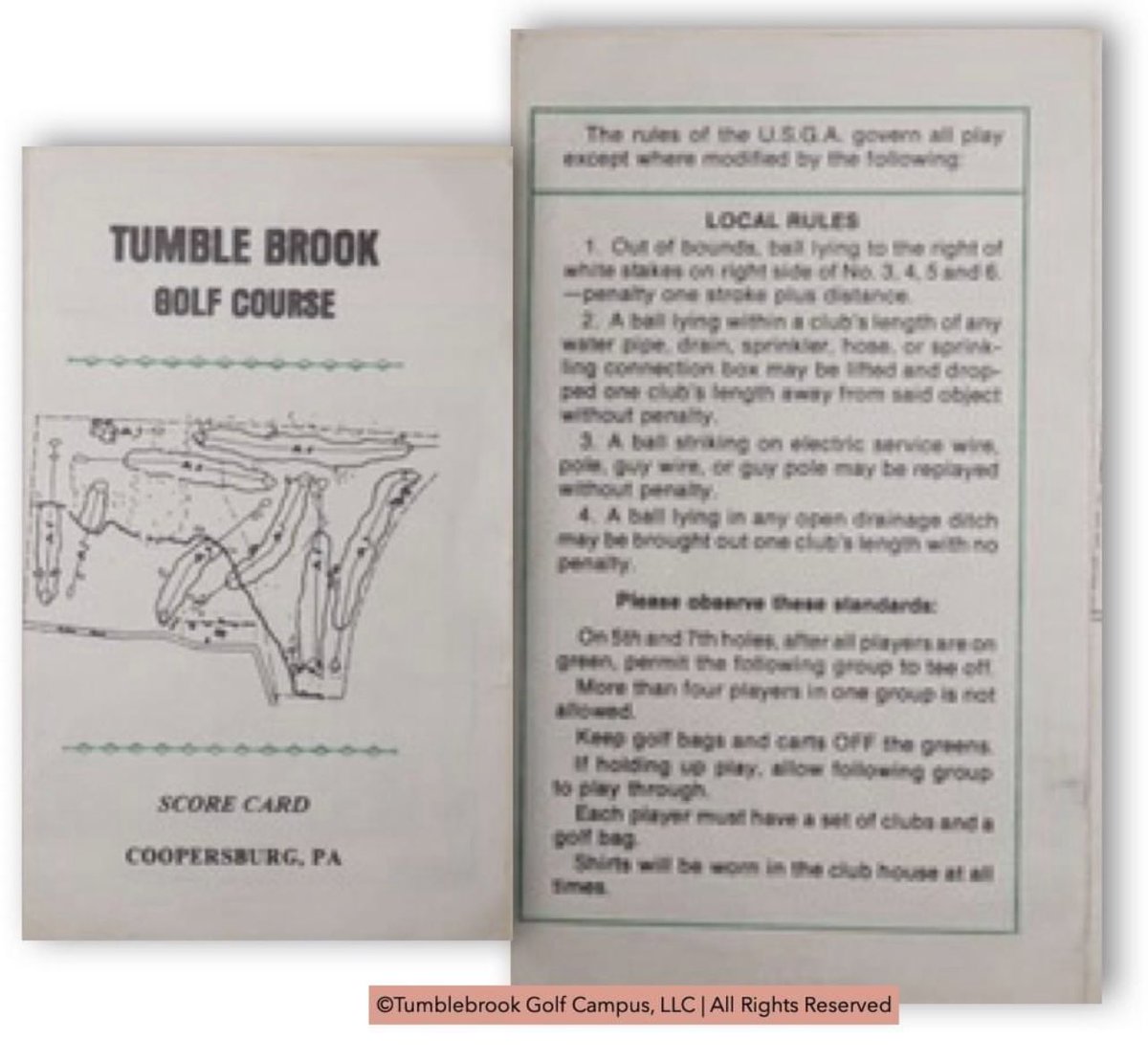 The latest Society Twitter Auction is an opportunity to win some real cool golf items with the proceeds going to the resurrection and restoration of Donald Ross’ 1931 design of Tumblebrook Golf Course a public course in Coopersburg, PA. 

#GolfHistory