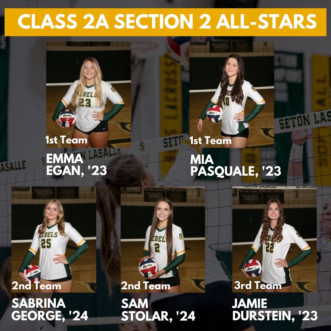 SLS_Athletics's tweet photo. Girls Volleyball All-Section! @SLSGVB https://t.co/lhUGu4hufT