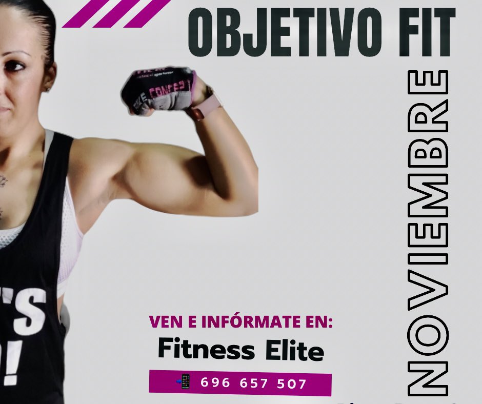 ‼️‼️ 𝗢𝗕𝗝𝗘𝗧𝗜𝗩𝗢 𝗙𝗜𝗧 🏋️🥗❤️‼️‼️

Descubre el PROGRAMA de ENTRENAMIENTO ➕ EFECTIVO en <a href="/gymcorrea/">FITNESS ELITE</a> 

Ven e Infórmate en:

FITNESS ELITE
📲696 657 507

🏋🏼‍♀️Rutinas exclusivas 
🥗Menú de comidas
⏰Horarios flexibles
✍🏼Avalado por profesionales
🏵Resultados garantizados 
#BeFit