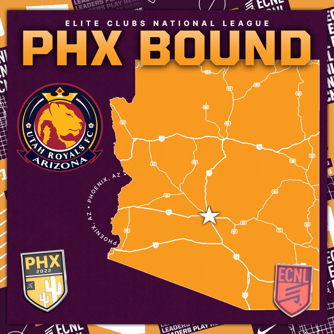 RoyalsFCAZ's tweet photo. U19, U17, and U16 are heading to ECNL Girls Phoenix Showcase.  

Schedules are attached.  Come and support our girls as they welcome all of the ECNL in our own backyard

@ecnlgirls #ecnlphx https://t.co/9k1ngt46fJ