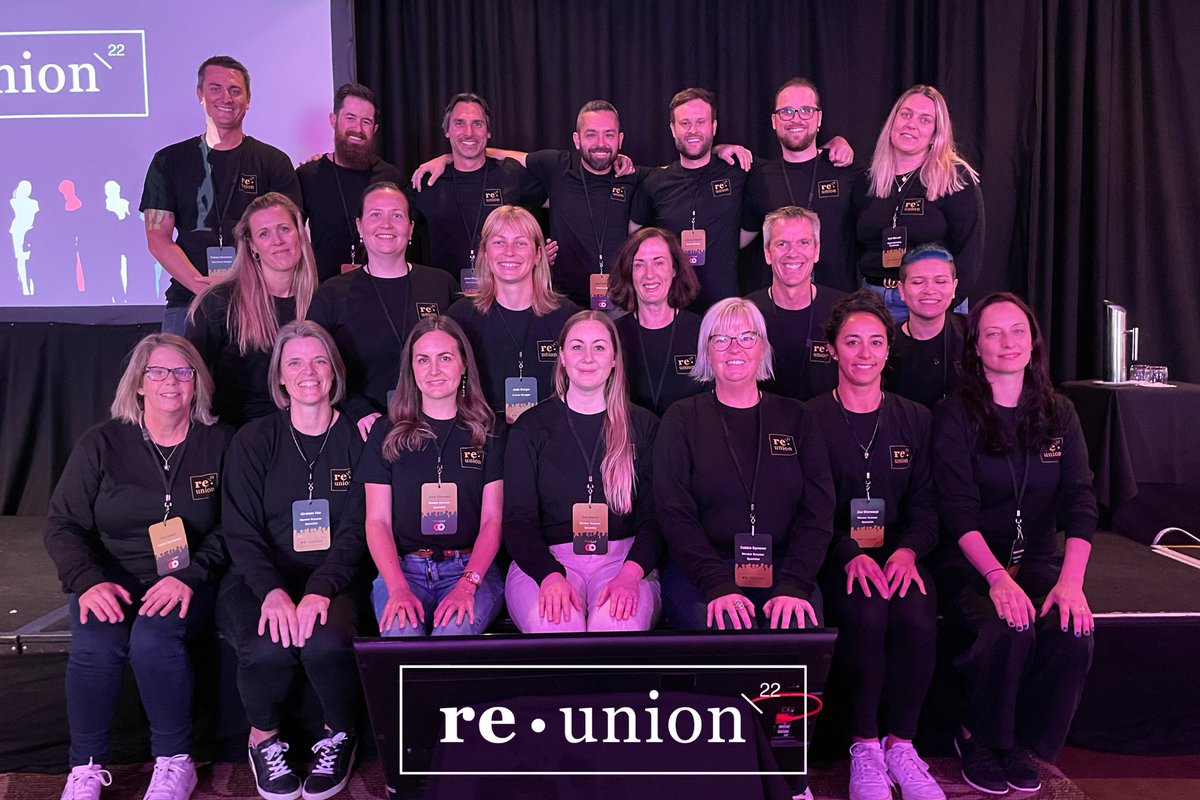 TheGapHQ's tweet photo. For many of you, #GapReunion was the first time you got to meet the entire Gap team! We've had lots of new faces join us in 2022, but even some of our 'older' team members we've kept under wraps! https://t.co/avj2hN4zj8
