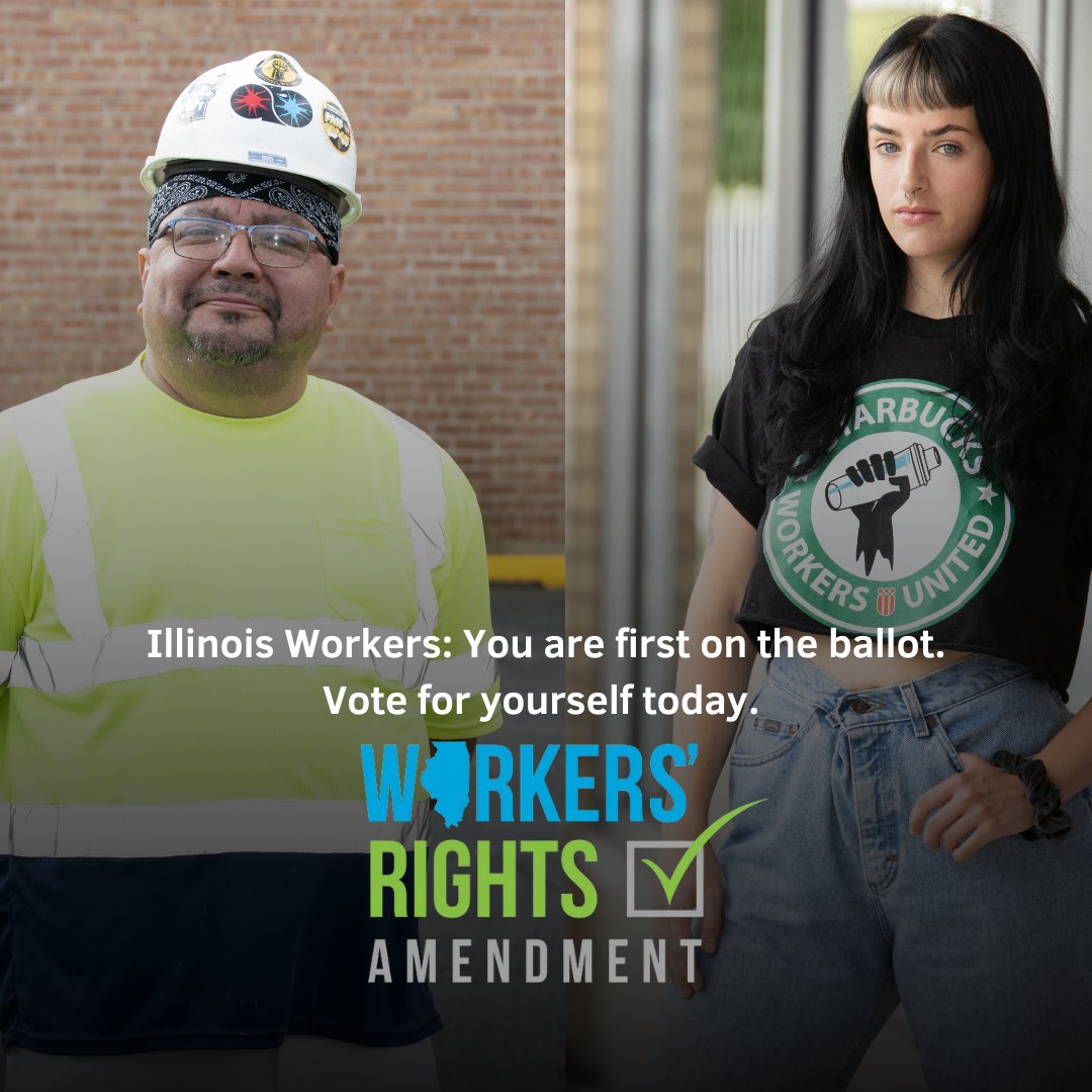 Polls are open until 7. 

You still have time to vote for yourself.

#voteyesforworkersrights