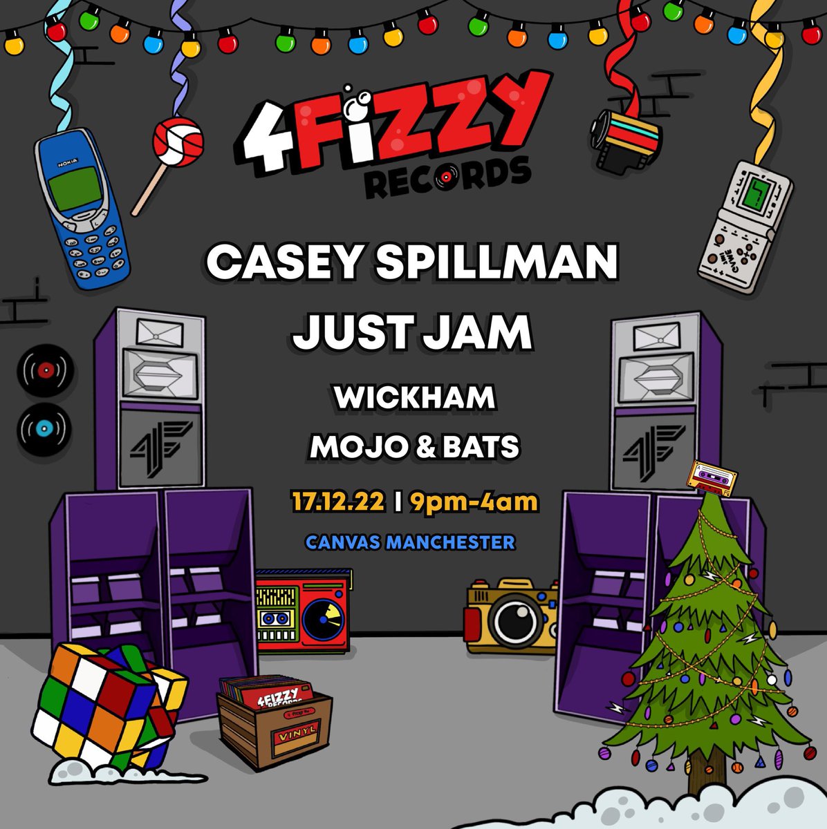 HERE WE GO! We bring you our first party lineup and its a big one🫧

We are buzzing to invite selectors <a href="/CaseySpillman/">Casey Spillman</a> <a href="/Just_Jammmm/">Just Jam</a> wickham and <a href="/f_mojo/">Graldi F Mojo</a> @_Batss  😎 tickets out tomorrow ! 🫧🖤🍾