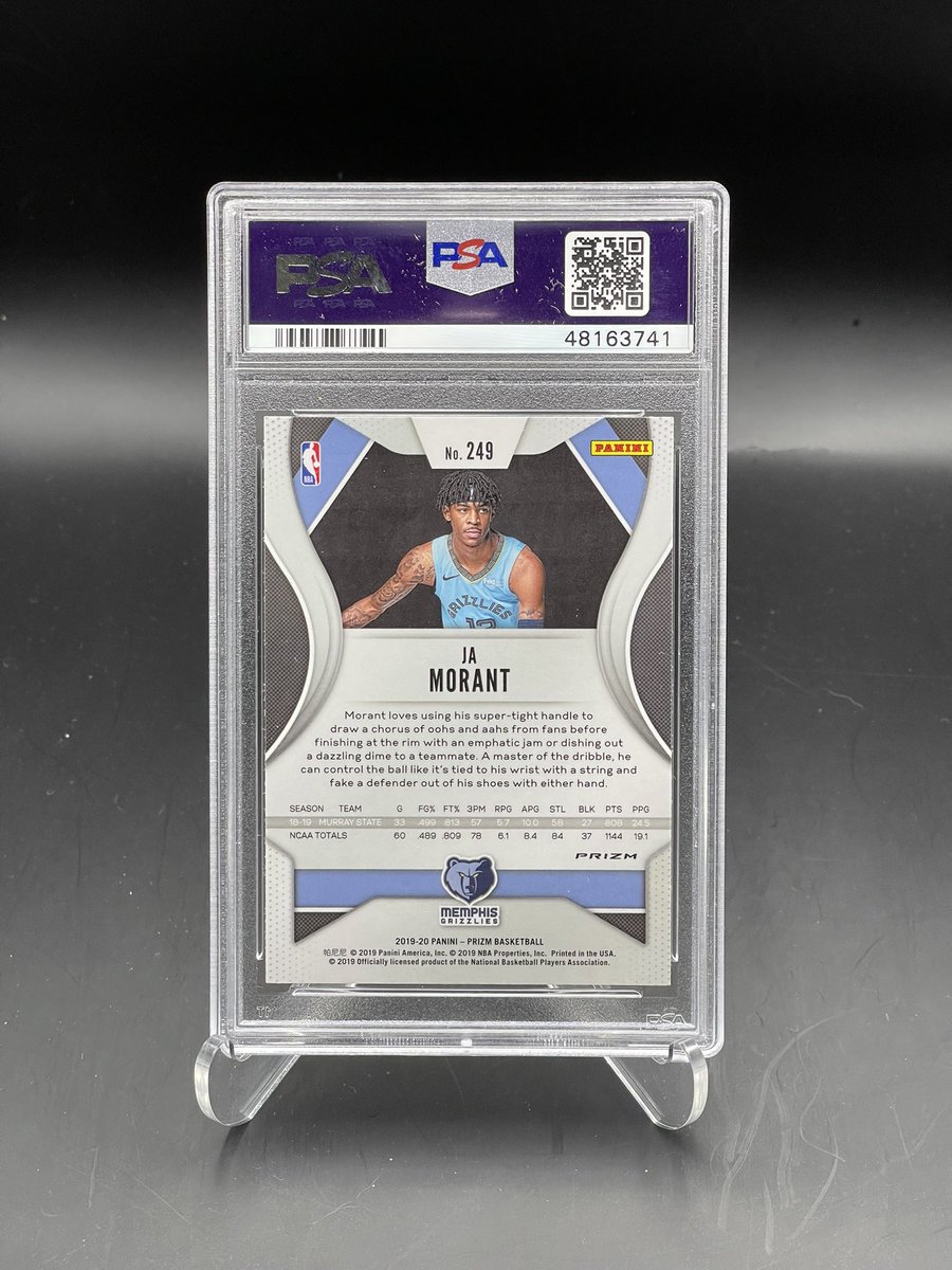 kbsports_c's tweet photo. 2019 Panini Prizm Ja Morant RC Orange Ice Prizm! RTs appreciated! https://t.co/vfXoElIDwN @BlazedRTs @sports_sell @PlusCards @TheHobby247 @hobbyretweeters @CardHobbyRTs @ISOtradingcards #TradingCards #thehobby #CUTL #sportscardsforsale #sportscards #sportssellsale https://t.co/onKterQuVM