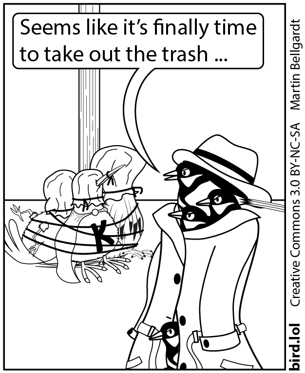 birddotlolbot's tweet photo. Comic 242: Taking Out the Trash
https://t.co/7EILKUj5YN https://t.co/zTQXlQgc4N