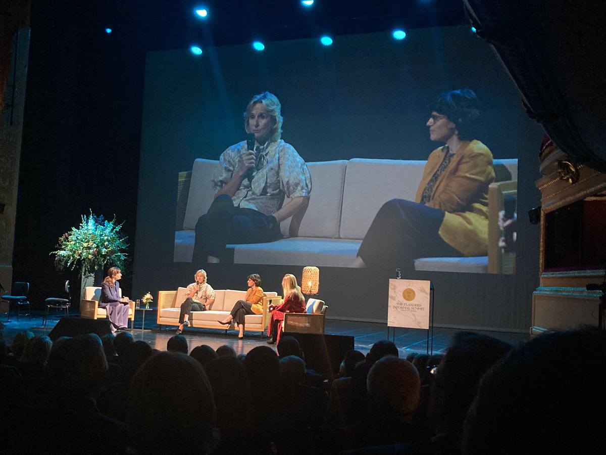 EquinorEU's tweet image. “We must be pragmatic” 
Our EVP Irene Rummelhoff discusses with BE Minister @TinneVdS our project w/ @FluxysGroup for a CO2 pipeline from 🇧🇪to 🇳🇴as a key solution to help reduce Belgian industrial emissions #CCS

Great all-female panel discussion at the Flanders Informal Summit!