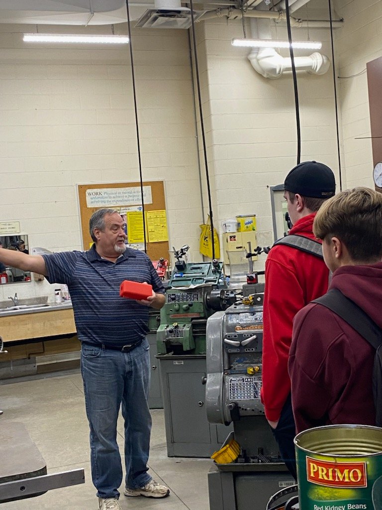 Today CWDHS SHSM students took part in a lockout/tagout training this afternoon led by Bob from Probuy Safety Solutions in Guelph, great day today!