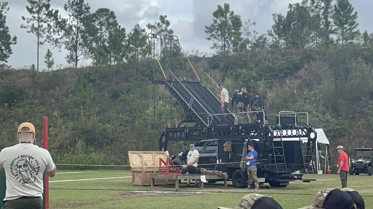 OrlandoPolice's tweet photo. Rain or shine, OPD is representing at #SWATROUNDUP!
Making our city proud! 💙🚔 https://t.co/pfnIySAHtR