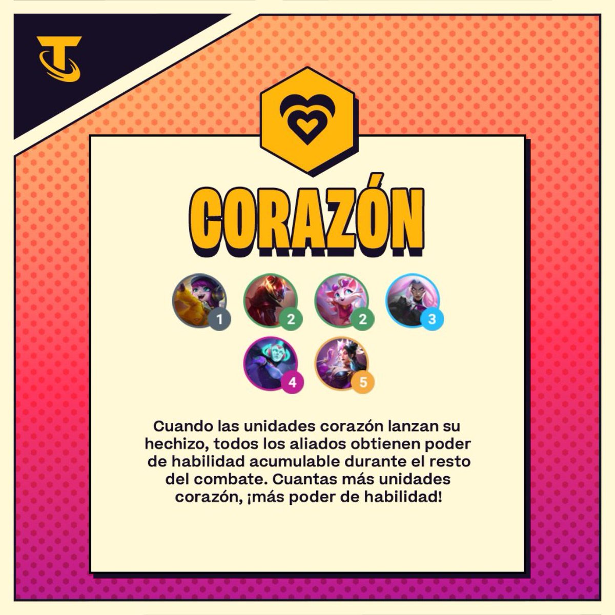 Riftboundeck's tweet photo. Mas sinergias del nuevo set 8 de TeamFightTactics

Manitas ⚙️
Lanzahechizos 🧙🏽‍♂️
Corazón ❤️

@TeamOgmios 
#set8tft
#teamfighttactics
#tft https://t.co/FoZHV0vSK1