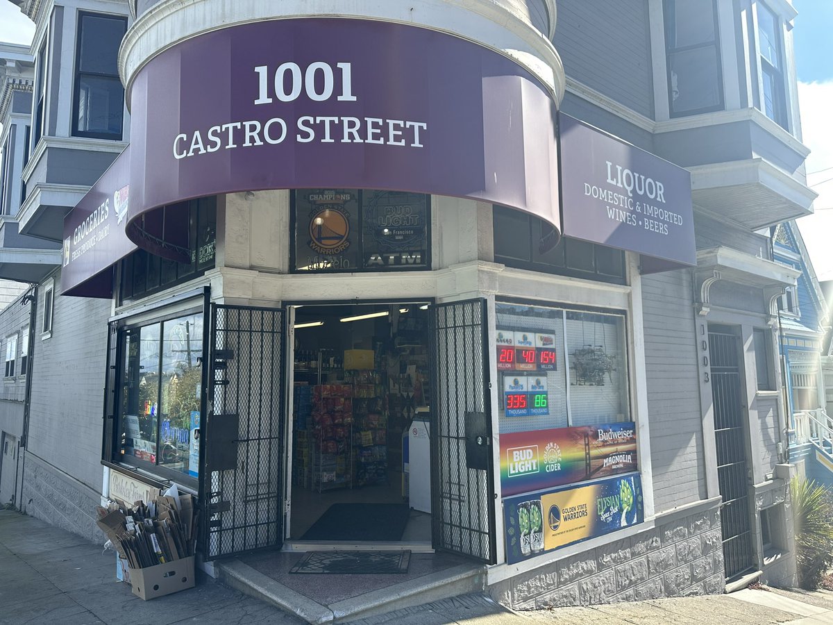 Ryn_Curry's tweet photo. The big #Powerball winner was down in LA county, BUT there was a winner in San Francisco. They bought a $1.1 million ticket. Exciting for them and the store. @abc7newsbayarea https://t.co/KaX7ldkiUH