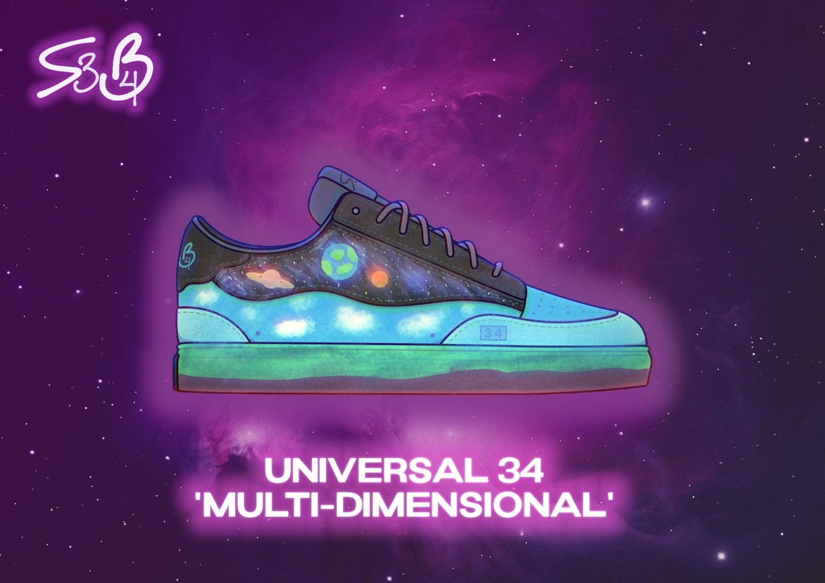 OfficialSB34's tweet photo. 🌌 Universal 34 'Multi-Dimensional'

From Outta' Space, This Shoe Features Multi-Dimensional Planets. Catch A Spacey Vibe When Admiring This Shoe. Travel Beyond Far With These Shoes 🚀🖤 #sb34 #nft #space #planet #design #graphic #aglet #fyp #viral #trending https://t.co/rlneoIYLvH