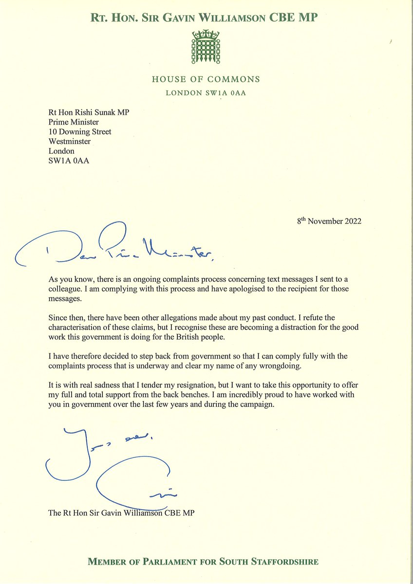 Sir Gavin Williamson CBE MP tweet media