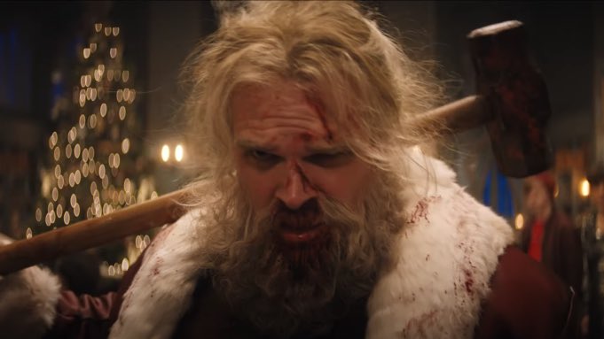 gracecatherine_'s tweet photo. David Harbour as Santa that beats the shit out of bad guys, the Christmas film I never knew I needed xo https://t.co/J3nUXXXI7w