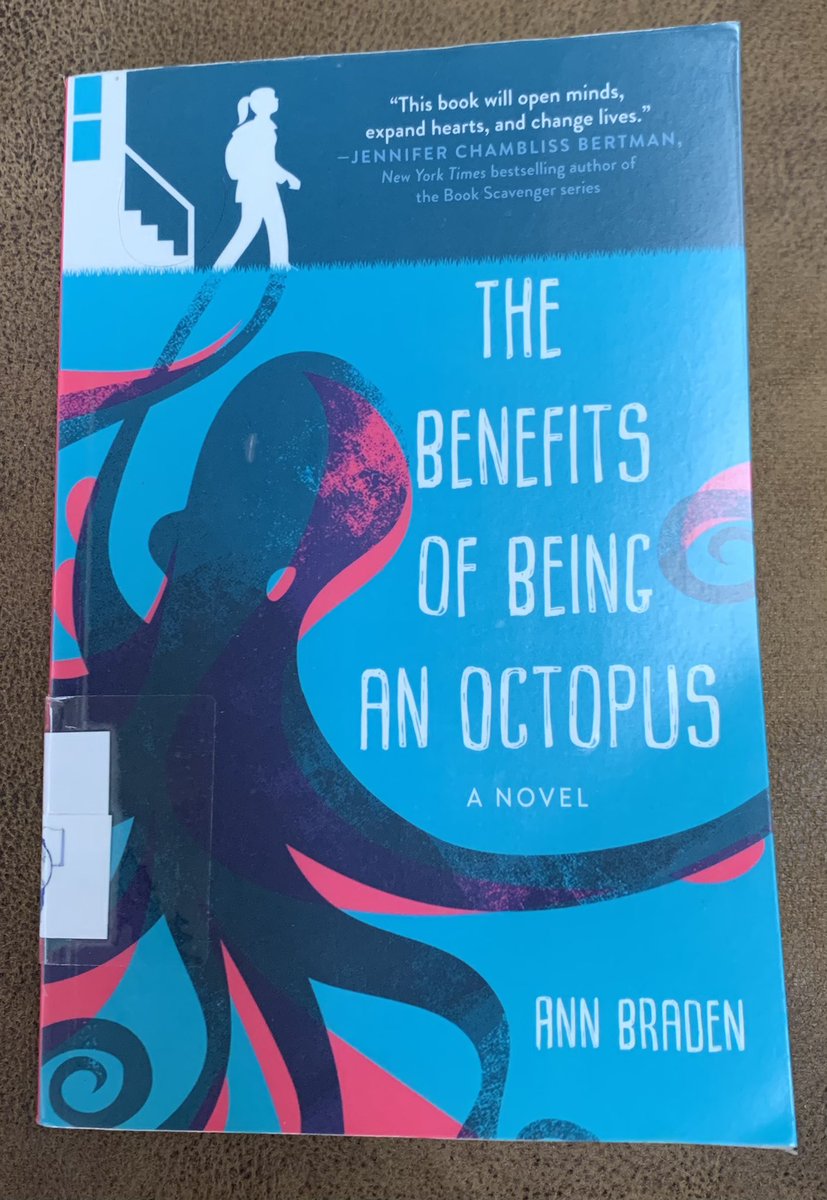 AlisonStrandell's tweet photo. This book is SO many things! Move past your obstacles. Speak up. Be a good friend. Show empathy and kindness for others. Avoid assumptions. Know that any debatable issues in society are complex. #TeamOctopus #BridgeDivides #RebeccaCaudill @annbradenbooks 🐙📚 https://t.co/DxqkJBaOD6