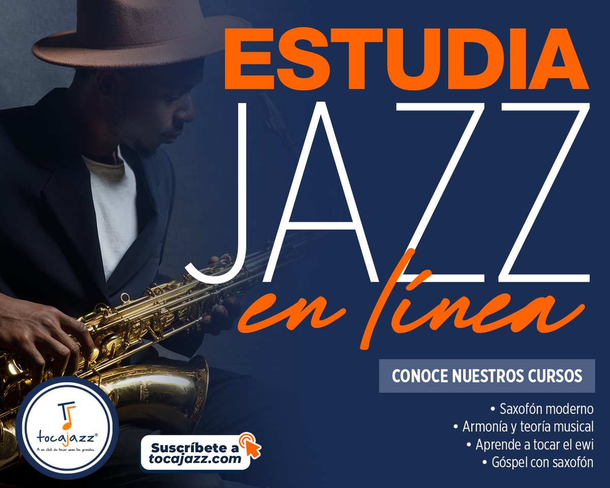 TocaJazz's tweet photo. Conviértete en músico y empieza a aprender a tocar tu instrumento favorito... ¡El saxofón! 🎼

Suscríbete y accede a más de 400 lecciones al instante:
https://t.co/e9DLm2Mrf6
#TocaJazz https://t.co/CyQbMhmRcA