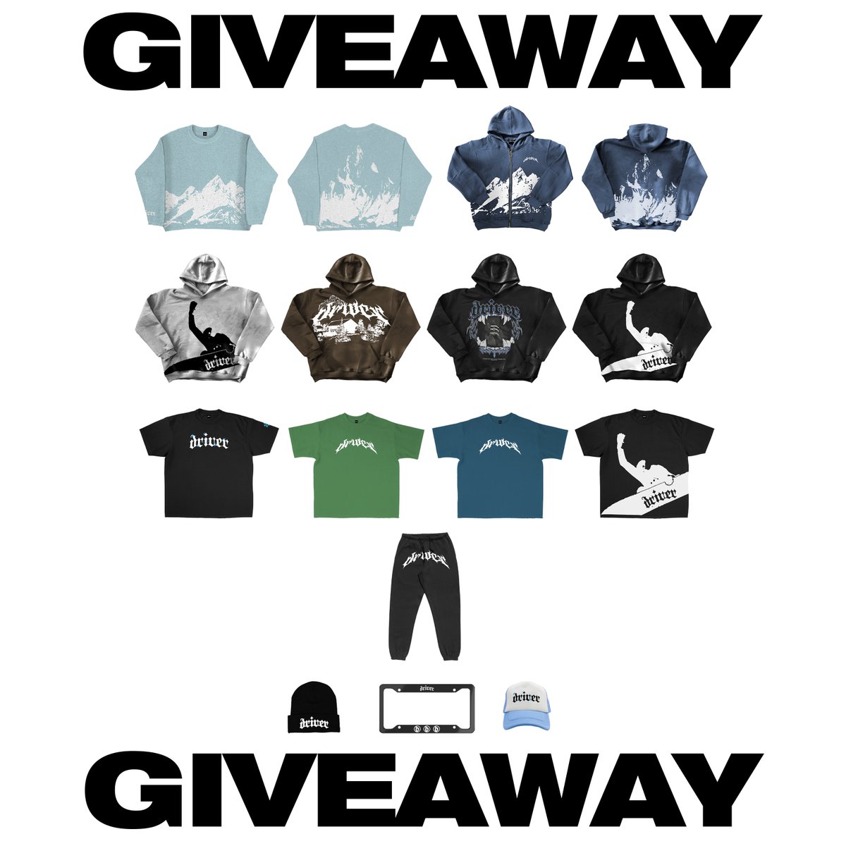 GIVING AWAY A ITEM FROM THE SNOWFALL COLLECTION!❄️🌨️

- like this post
- retweet
- follow me &amp; <a href="/419DRIVER/">419DRIVER</a> 
- comment size &amp; piece you want!!

ends 11/18 :)