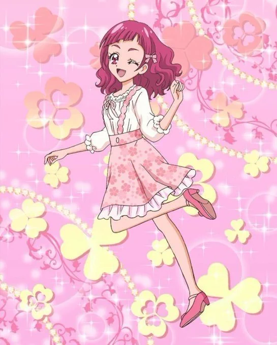 肌寒くなってきたので春っぽいはなちゃそで中和 #キュアぱず 
