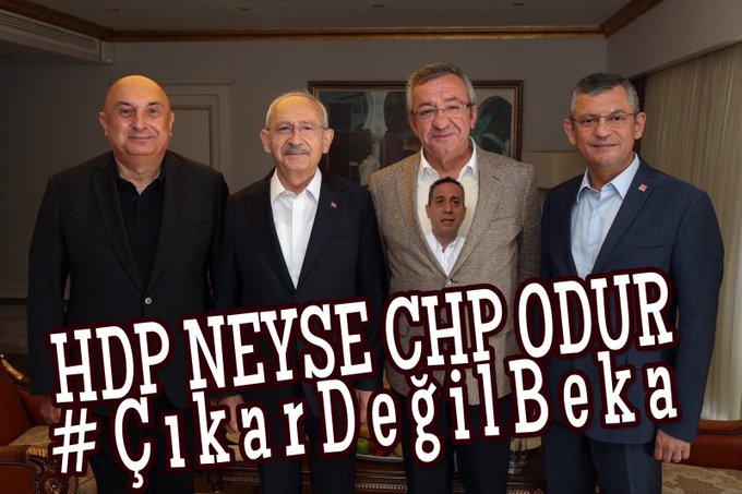 Bahçeli: HDP neyse CHP odur
Adam gibi adam
Devlet Bahçeli

HDP NEYSE CHP ODUR #ÇıkarDeğilBeka