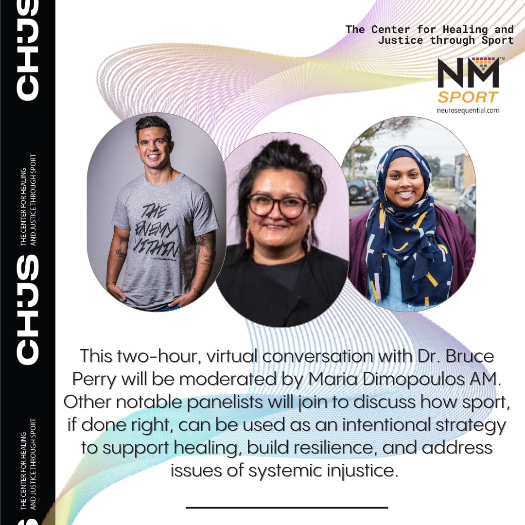 CHJSorg's tweet image. Attention all humans interested in the healing the power of sport. #everyone Join us on Nov 30th for this beautiful conversation with our friends @BDPerry @Katelhogan @MariaDimopoulo4 @ranahuss @joewilliams_tew #chjsaustralia Register today eventbrite.com/e/the-power-of…
