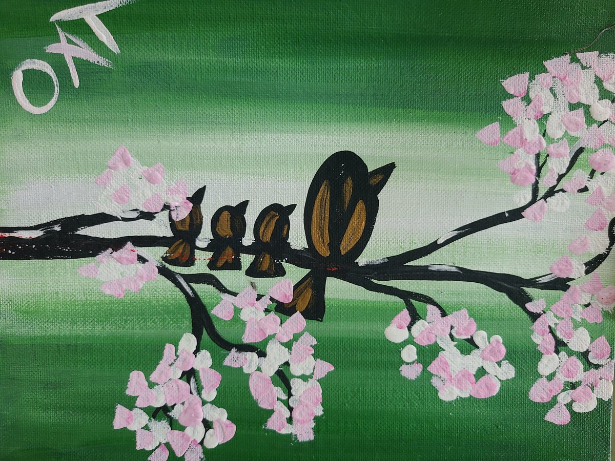 OliviaTataraArt's tweet photo. Dance of birds on a Blossom
#tree #birds
#birdpeople #threebirds #threelittlebirds https://t.co/PGxVdsqnXf