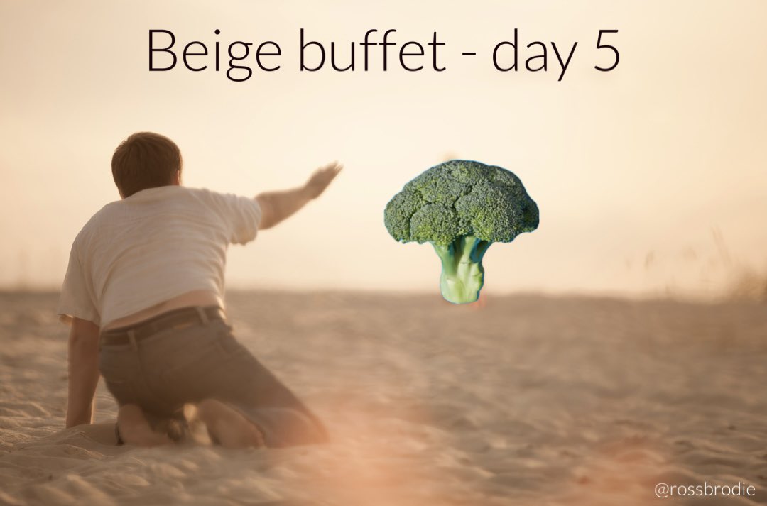 RossBrodie's tweet photo. #BeigeBuffets aka #BritishTapas @OneMinuteBriefs https://t.co/g29rcsTNBt