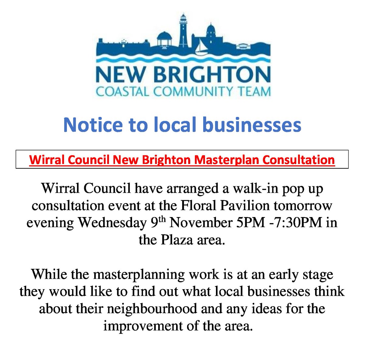 A bit last minute but on tomorrow if anyone wants to attend