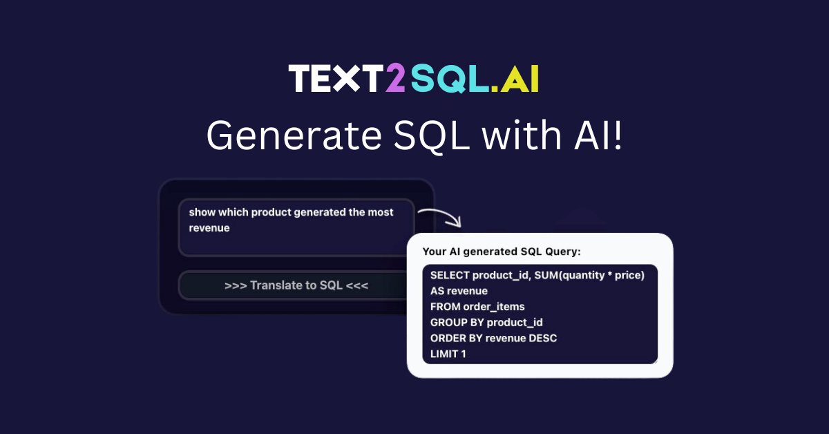 Text2SQL AI Review and Other Free Alternatives