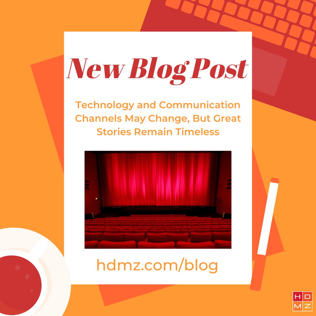 HDMZHealth's tweet photo. This week, we have a great blog post from our Business Development VP Seth Schwartz about the art of #storytelling and how the core of it endures no matter what medium it's told through.
https://t.co/CmMqEo3CQn https://t.co/wWq7v6OrQa
