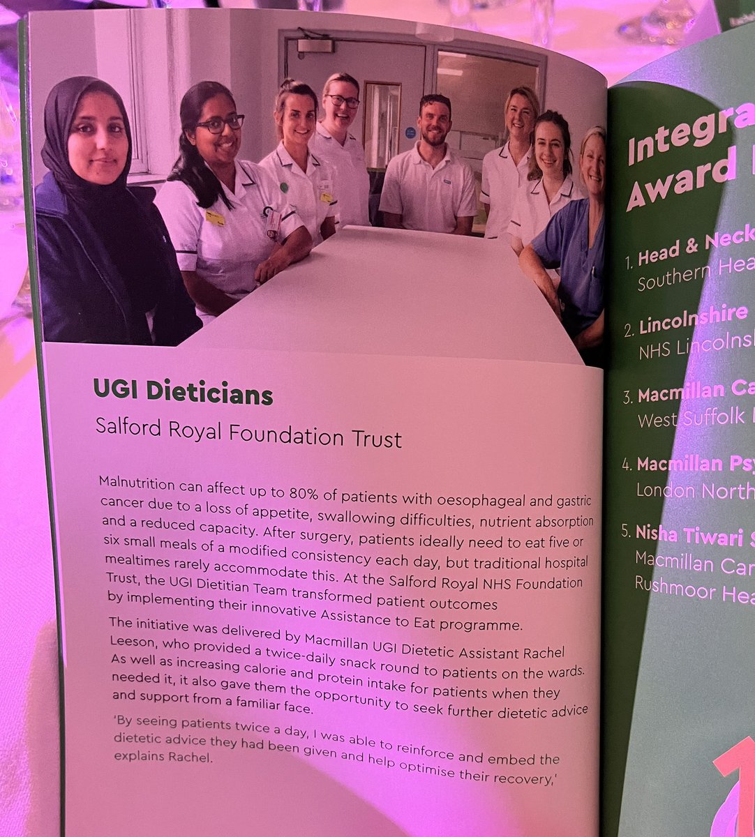 Helen Bennett (@helenrbennett) on Twitter photo Excited to be representing <a href="/SCODietitians/">Salford Royal Dietitians</a> UGI team as Innovation Excellence Awards finalists for our Dietetic Assistant led ‘Assistance to Eat’ programme at the Macmillan Professionals Excellence Awards ⭐️ <a href="/KellieOwen_RD/">Kellie Owen</a> <a href="/KateyKinrade/">Kate Ford</a> Excited to be representing <a href="/SCODietitians/">Salford Royal Dietitians</a> UGI team as Innovation Excellence Awards finalists for our Dietetic Assistant led ‘Assistance to Eat’ programme at the Macmillan Professionals Excellence Awards ⭐️ <a href="/KellieOwen_RD/">Kellie Owen</a> <a href="/KateyKinrade/">Kate Ford</a>