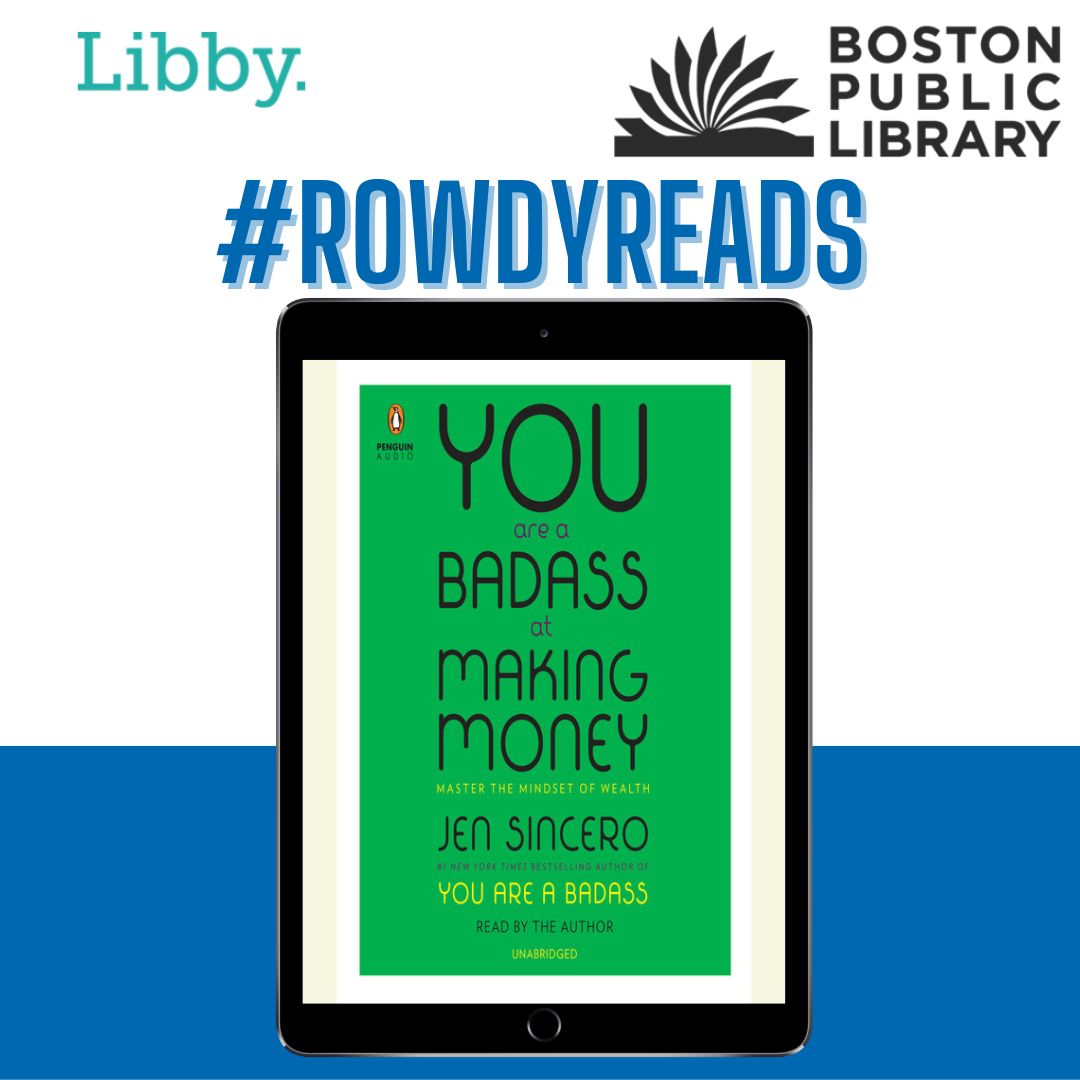 umlwellbeing's tweet photo. We are partnering with the library to bring you #RowdyReads. This month we suggest You Are A Badass At Making Money from Jen Sincero (https://t.co/K7JXflrt8q) to learn more about how you can relate to money in a new way.  #umllibrary #umasslowell @umllibraries https://t.co/31D8oD1J0D