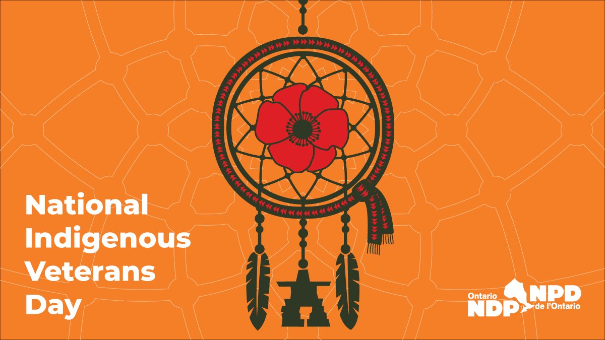 We honour and commemorate this day.  

We encourage everyone to take a moment to reflect and learn about the contributions of Indigenous Veterans.

We say meegwetch for their service and sacrifice.
