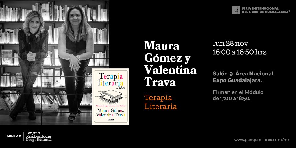 Todos invitados a la presentación 😃

Nos llena de emoción saber que los veremos, abrazaremos y compartiremos con ustedes este libro.

¡Vayan! 

<a href="/MauraYlosLibros/">MauraRecomiendaLibros</a> <a href="/penguinlibrosmx/">Penguin Libros México</a>