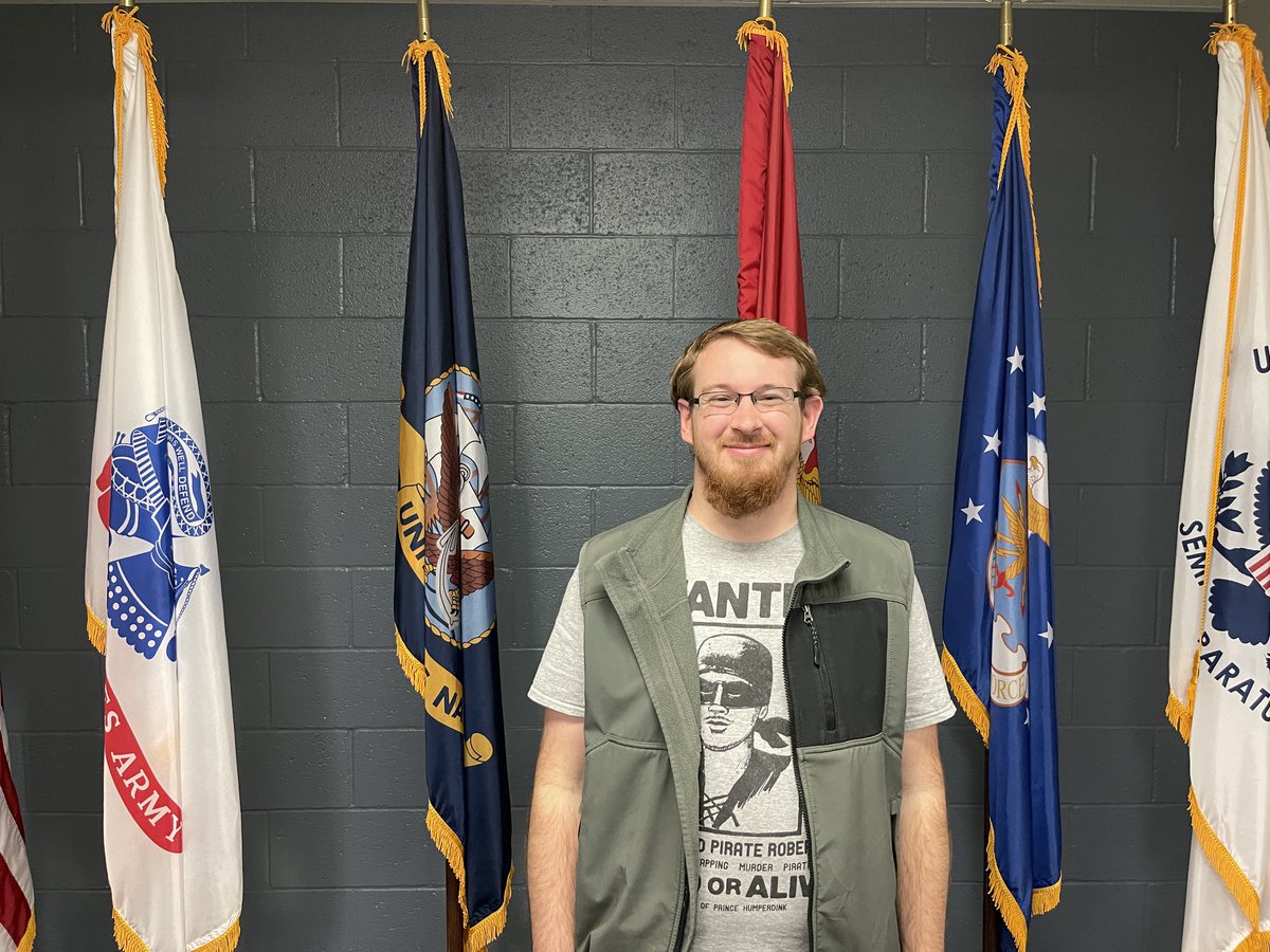 This week's #MeettheMASCTeam is Kyle Lee Easton. Kyle is a Navy Veteran working on a major in English and a minor in Business. Fun fact: Kyle has an interest in game design!
