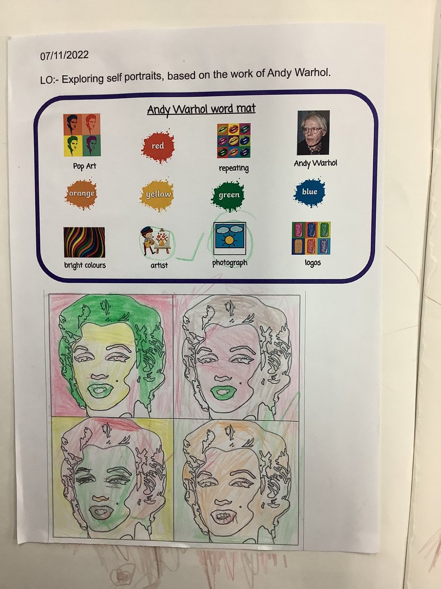 MissPerryREMAT (@missperryremat) on Twitter photo This week, year 1 <a href="/stsilasyear1/">St Silas Class 1B</a>c & @stsilasyear1 have been exploring art work by Andy Warhol #SilasArt This week, year 1 <a href="/stsilasyear1/">St Silas Class 1B</a>c & @stsilasyear1 have been exploring art work by Andy Warhol #SilasArt