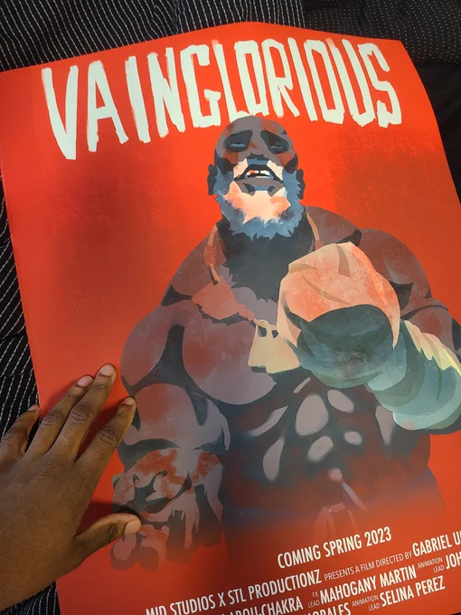 Got to print out some posters for the film  