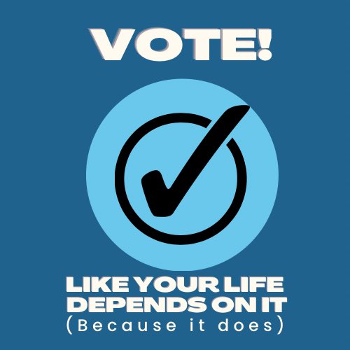 8riveras's tweet photo. Hey Voter, Voter- VOTE https://t.co/so812VDt7J