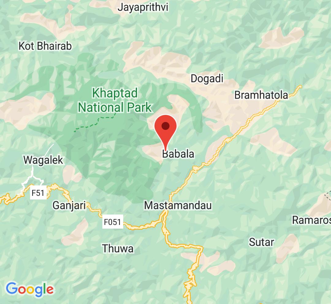 A 5.80 magnitude earthquake has occurred near Babala, Sudurpashchim Province, Nepal at 20:27! #EARTHQUAKE #NEPAL earthquak.es/gfz2022vxty