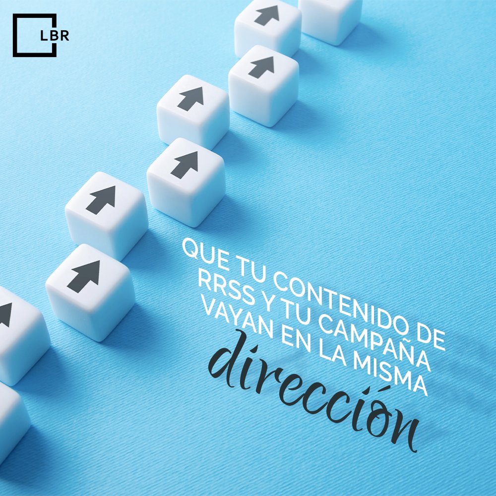 Recuerda mantener la coherencia entre tu contenido en redes sociales y tu campaña en general.