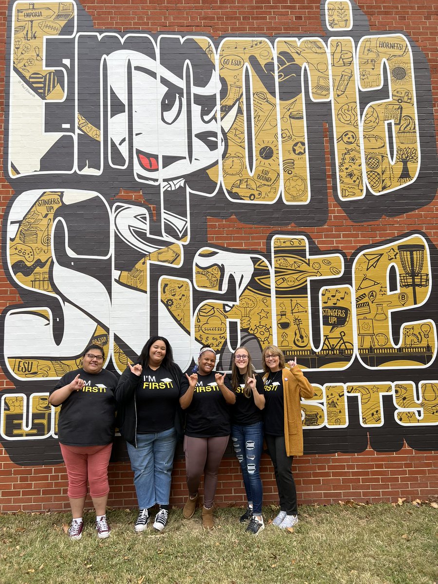 emporiastate's tweet image. It’s National First-Gen Day! Today and everyday we celebrate our first generation college students and all that they have + will continue to accomplish! 💛🖤 #StingersUp #ImFirst