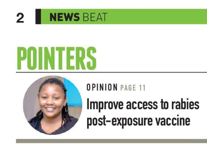 OpEd article by Mumbua Mutunga on rabies prevention and control published in The People Daily Newspaper.  She is a rabies researcher at the University of Nairobi and the Kenya Medical Research Institute
Link: tinyurl.com/mr3fbsfn