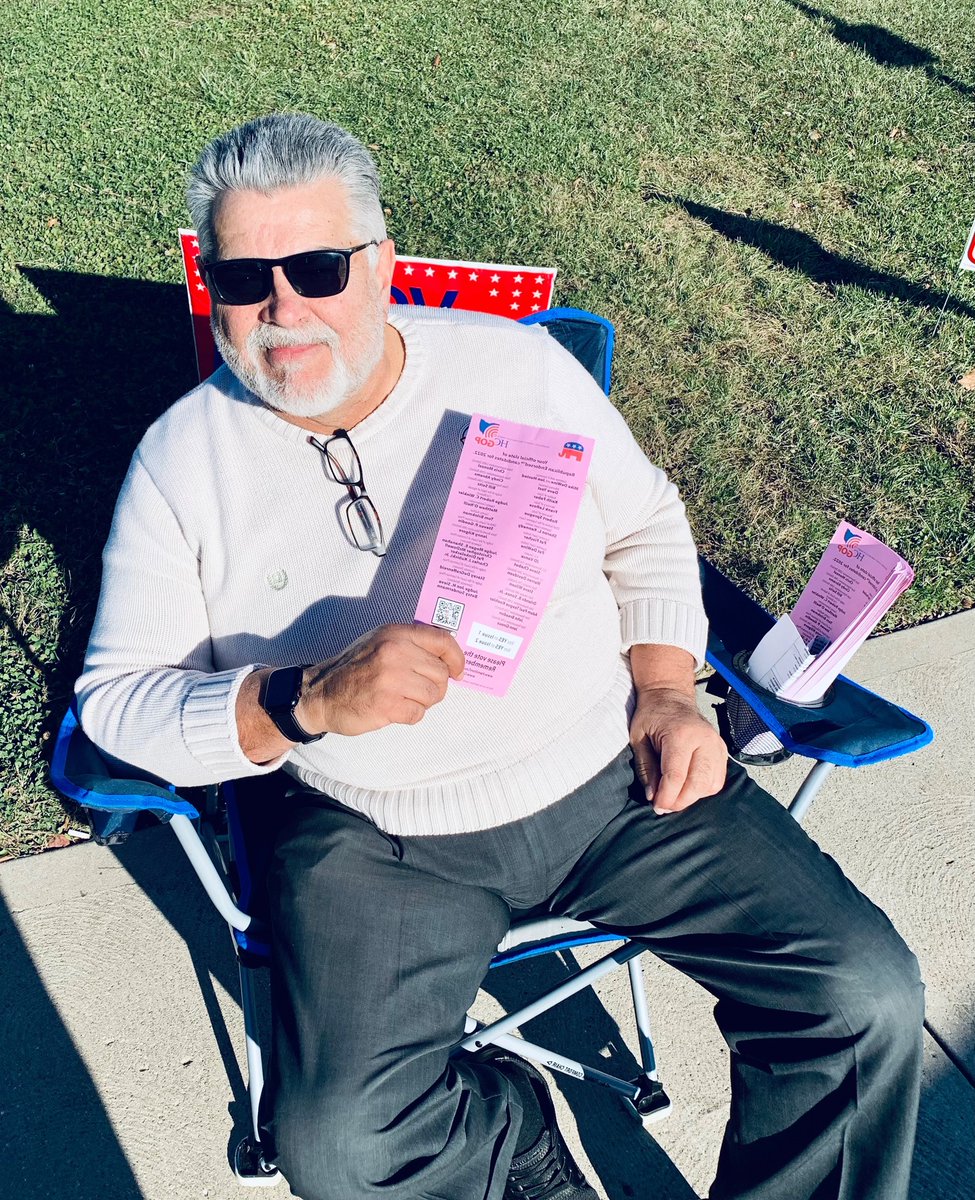HamCoGOP's tweet photo. More #HAMCOGOP volunteers stepping up to distribute our pink sample ballots outside polls in Delhi, Green and Colerain Township! Thank you to everyone across the county helping us ask voters to vote to the bottom of the ticket! Remember the Judges! #GOPJudges.com #OHVictory! πΊπΈ https://t.co/dw2DKRp3RL