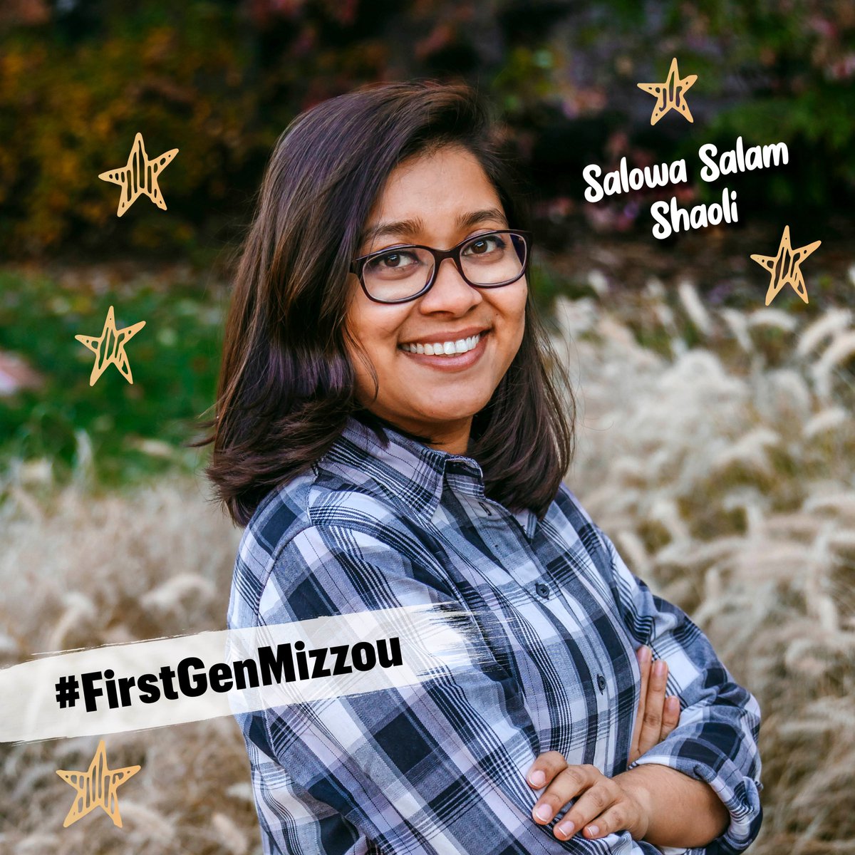 MizzouEducation's tweet image. We are honored to celebrate #FirstGenMizzou students like Salowa Salam Shaoli. "As a first-generation student, it still feels like a dream to get the opportunity to do my doctoral studies in School Psychology at Mizzou."