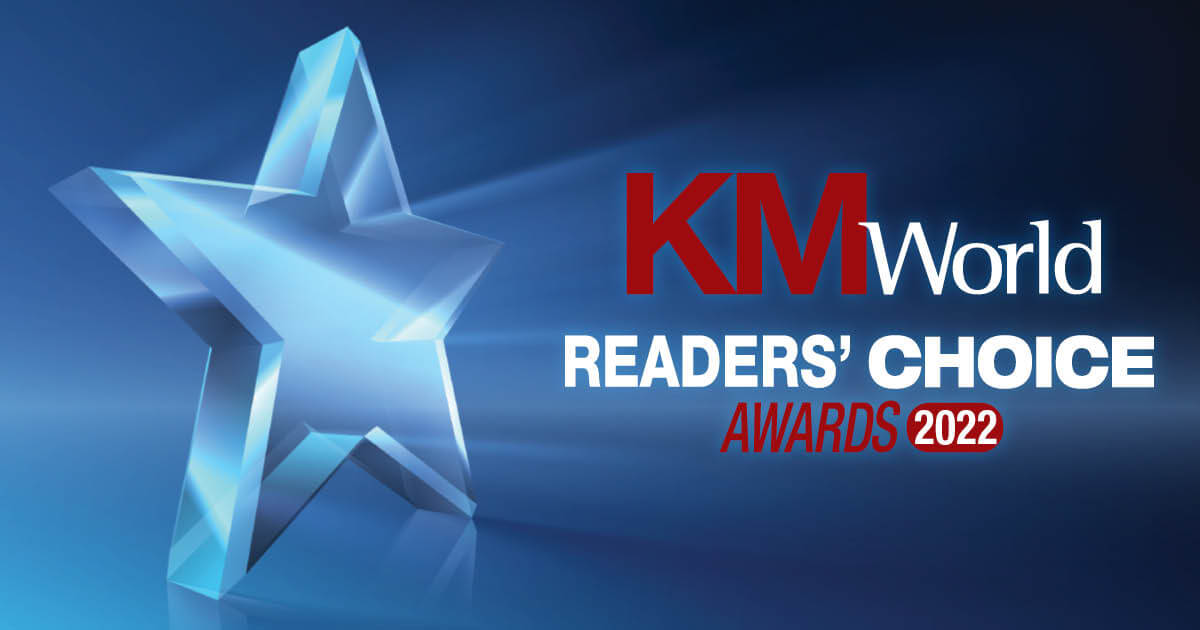 Franzinc's tweet image. KMWorld Readers' Choice Award 2022 Winners buff.ly/3EfnifC - Proud to be voted the Knowledge Graph Winner!! - #KnowledgeGraph #graphdatabase #AllegroGraph
